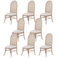 Contemporary Kitchen Dining Chairs Upholstered Chairs with Wood Base