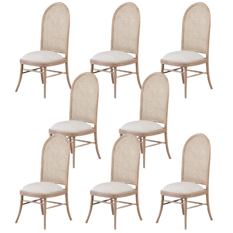 Contemporary Kitchen Dining Chairs Upholstered Chairs with Wood Base