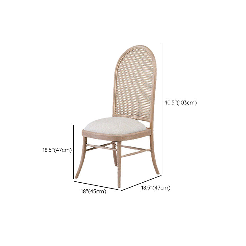 Contemporary Kitchen Dining Chairs Upholstered Chairs with Wood Base