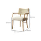 Contemporary Kitchen Dining Chairs Upholstered Chairs with Wood Base