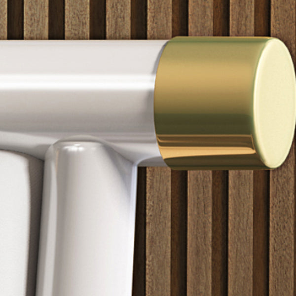 Wood Tufted Dining Chair Modern Style Open Back Armless Chair