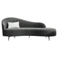 Modern Chaise Lounge Solid Color Chaise Lounge Sofa for Living Room