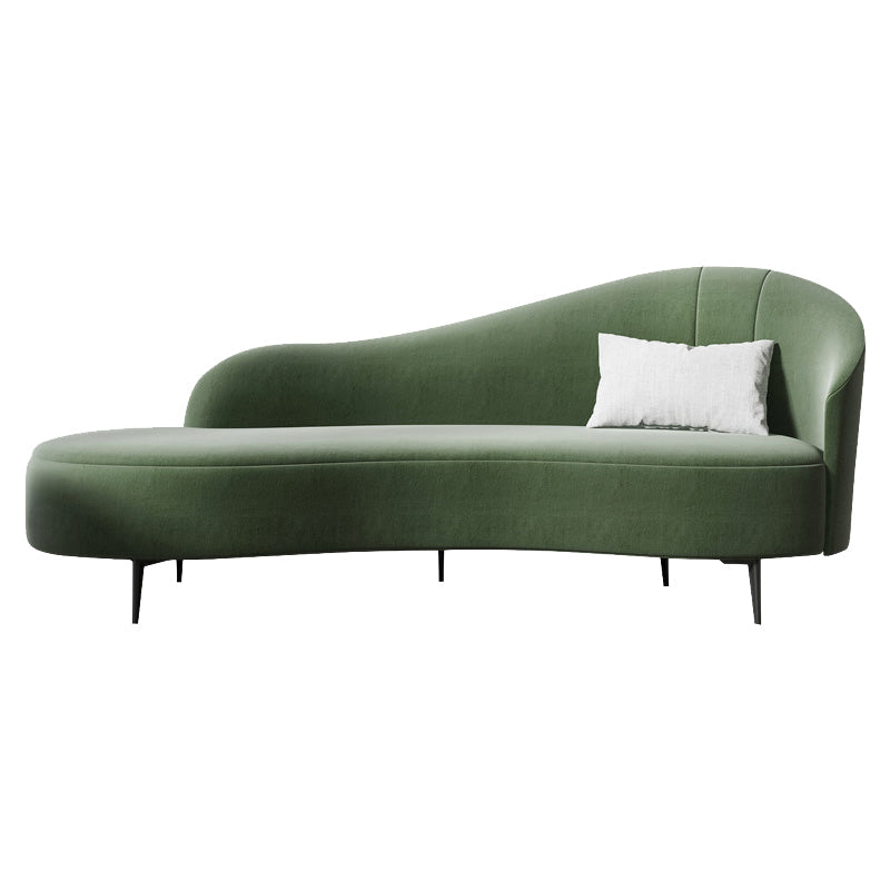 Modern Chaise Lounge Solid Color Chaise Lounge Sofa for Living Room