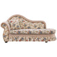 Traditionele fauteuil met één arm en gerolde armleuningen