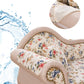 Traditionele fauteuil met één arm en gerolde armleuningen