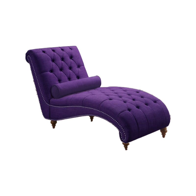 Modern Style Armless Chaise Living Room Faux Leather Chaise Lounge Clearhalo 'Chairs & Seating' 'Chaise Lounge' 'chaise_lounge' 'furn' 'furn_chaise_lounge' 'Furniture' 'Living Room Furniture' 7145605