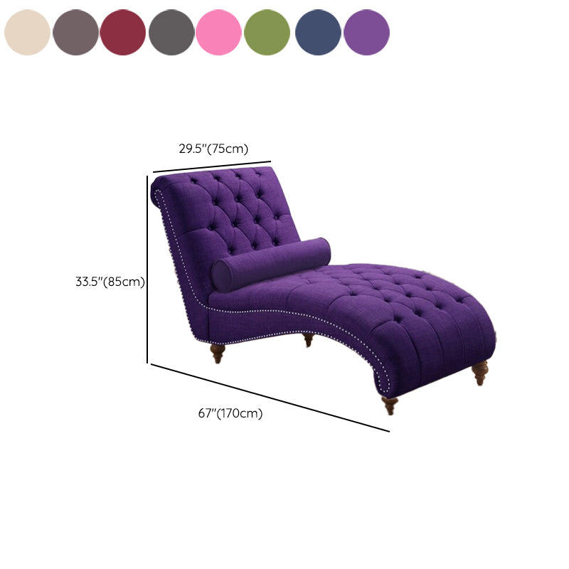 Modern Style Armless Chaise Living Room Faux Leather Chaise Lounge Clearhalo 'Chairs & Seating' 'Chaise Lounge' 'chaise_lounge' 'furn' 'furn_chaise_lounge' 'Furniture' 'Living Room Furniture' 7145611