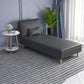 Scandinavian Chaise Lounge Couch 3-Position Armless Chaise for Living Room