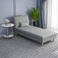 Scandinavian Chaise Lounge Couch 3-Position Armless Chaise for Living Room