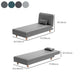 Scandinavian Chaise Lounge Couch 3-Position Armless Chaise for Living Room