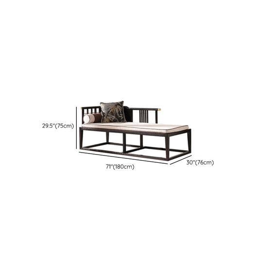 Traditional Living Room Chaise Solid Wood Chaise Lounge with Upholstered Clearhalo 'Chairs & Seating' 'Chaise Lounge' 'chaise_lounge' 'furn' 'furn_chaise_lounge' 'Furniture' 'Living Room Furniture' 7145679
