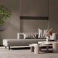 Nordic Living Room Cotton Chaise Square Arms Upholstered Chaise Lounge with Wooden Base Clearhalo 'Chairs & Seating' 'Chaise Lounge' 'chaise_lounge' 'furn' 'furn_chaise_lounge' 'Furniture' 'Living Room Furniture' 7145691