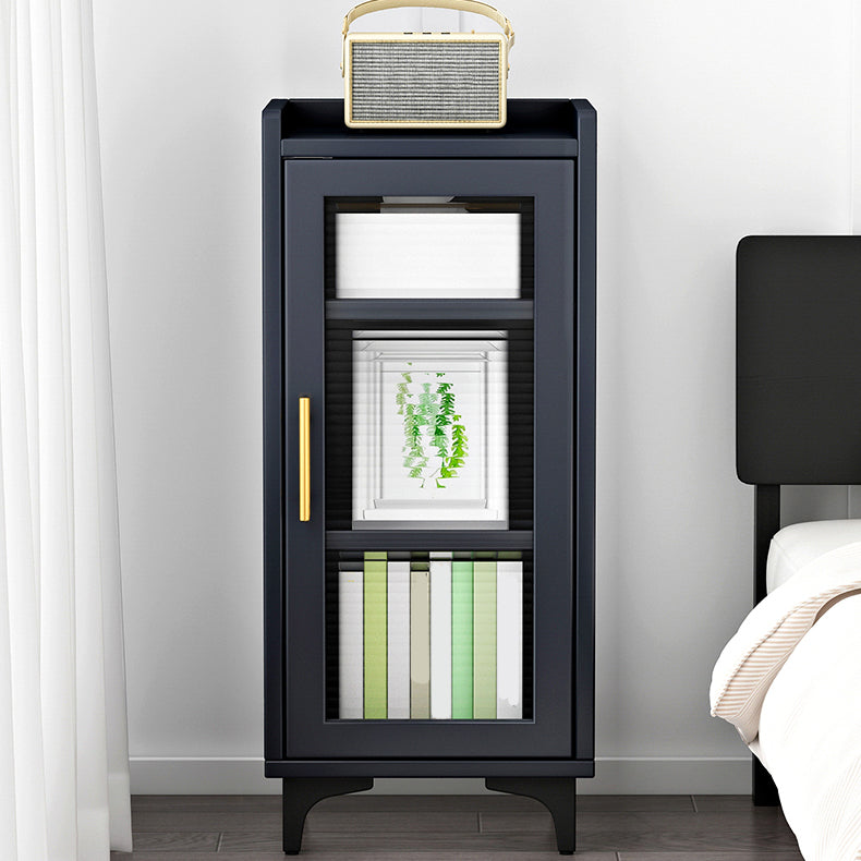 Server glam buffet nero server in bambù per sala da pranzo