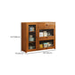Brown Buffet Server Bamboo Dining Server con cassetto per la cucina