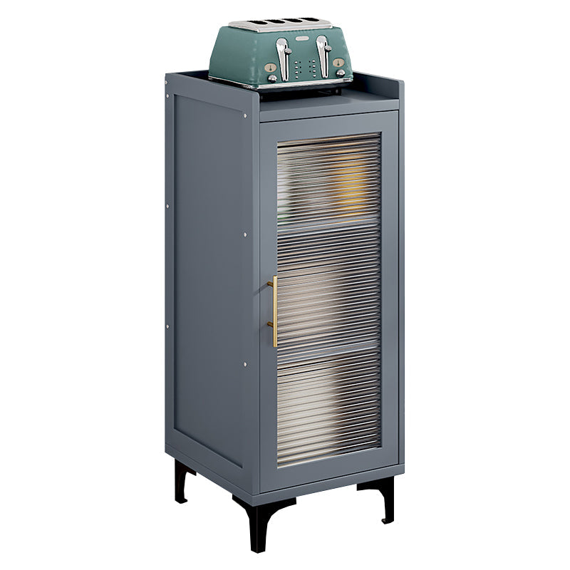 Server di pranzo in bambù del server buffet grigio con archiviazione per cucina