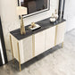 Server da pranzo in stile glam Stone di pietra con armadi