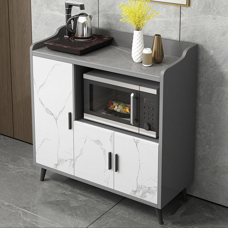 Cucina server da pranzo mobile server a buffet contemporaneo con archiviazione