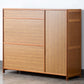 Tabella della credenza in bambù marrone armadio contemporaneo con cassetto