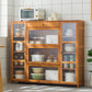 Cabinet contemporaneo di bamboo bamboo bamboo marrone con cassetto