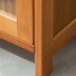 Cabinet contemporaneo di bamboo bamboo bamboo marrone con cassetto