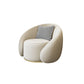 Contemporary Faux Leather Chair Solid Color Sloped Arms Chair