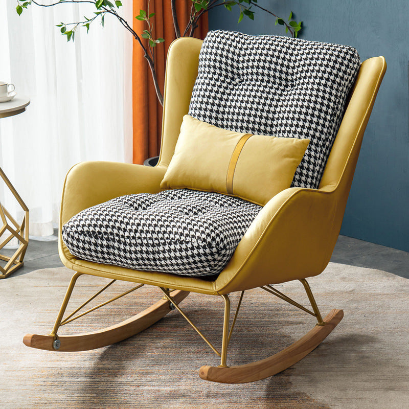 Single Recliner bank schommelstoel meubels arm chaise vrijetijd lounge woonkamer stoelen