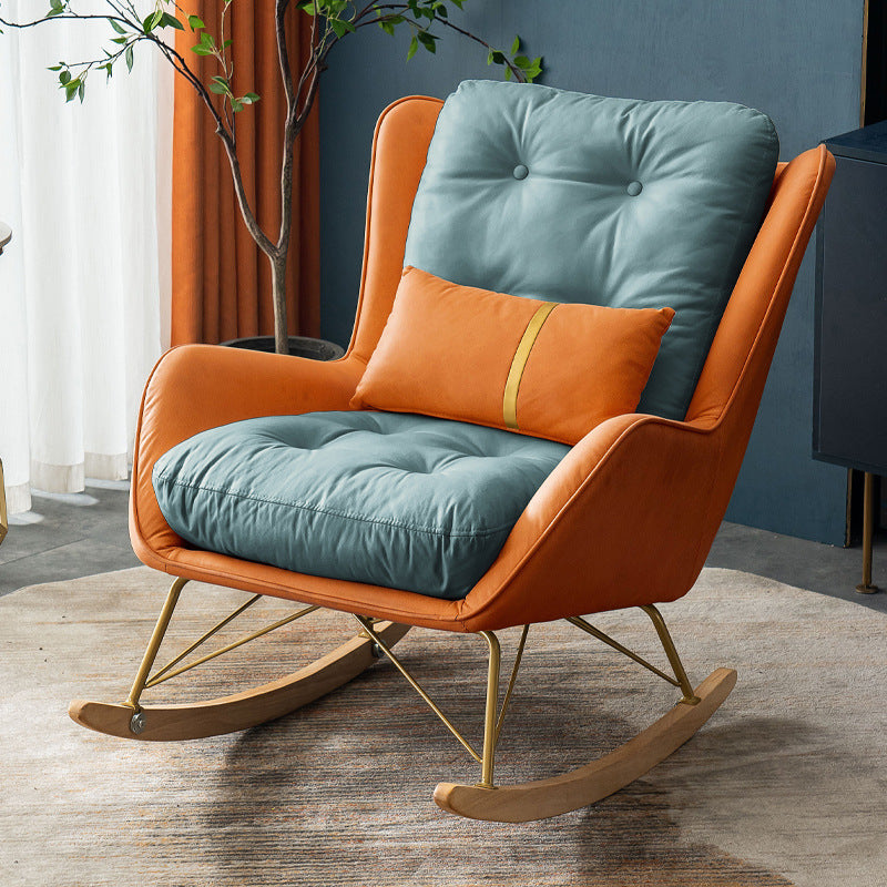 Single Recliner bank schommelstoel meubels arm chaise vrijetijd lounge woonkamer stoelen