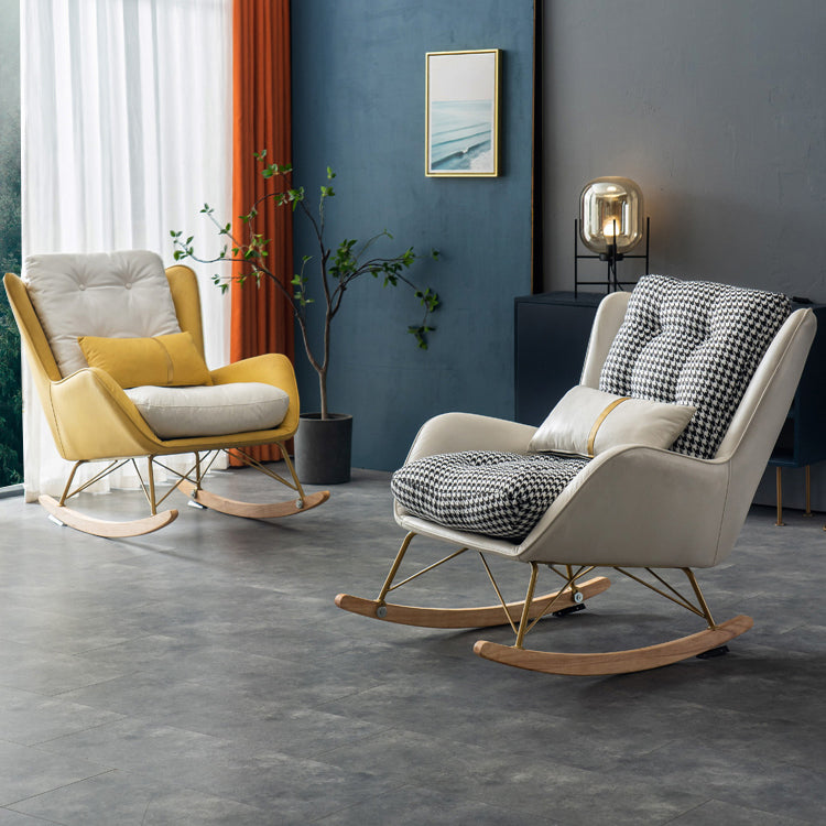 Single Recliner bank schommelstoel meubels arm chaise vrijetijd lounge woonkamer stoelen