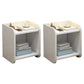 Modern Bed Nightstand Drawers Included Wood Night Table for Bedroom