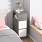Modern Bed Nightstand Drawers Included Wood Night Table for Bedroom