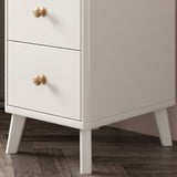 Tiroir de rangement contemporain Table de nuit à caoutchouc Accent Accent Table table de nuit pour chambre à coucher