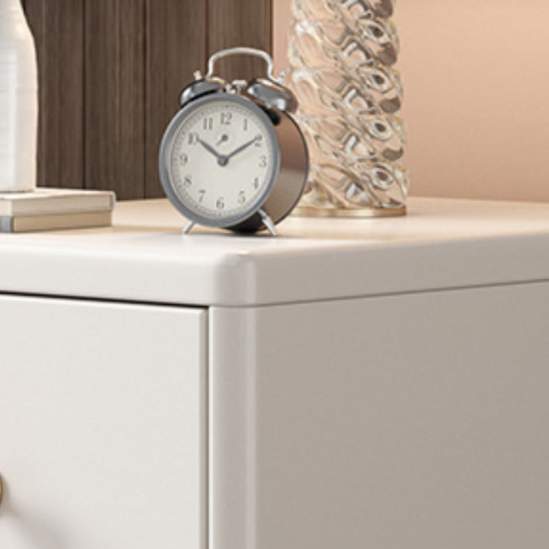 Eigentijdse lade opslagavondtafel rubberwood accent tafel nachtkastje voor slaapkamer