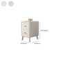 Contemporary Drawer Storage Night Table Rubberwood Accent Table Nightstand for Bedroom