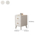 Contemporary Drawer Storage Night Table Rubberwood Accent Table Nightstand for Bedroom