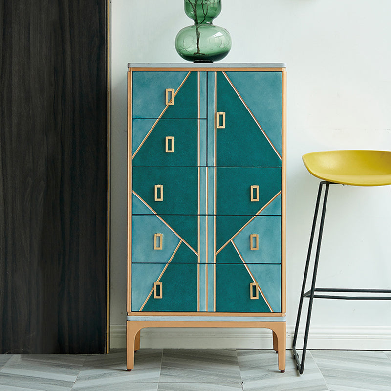 Cómoda cómoda de almacenamiento de madera cómoda Glam contemporánea para dormitorio