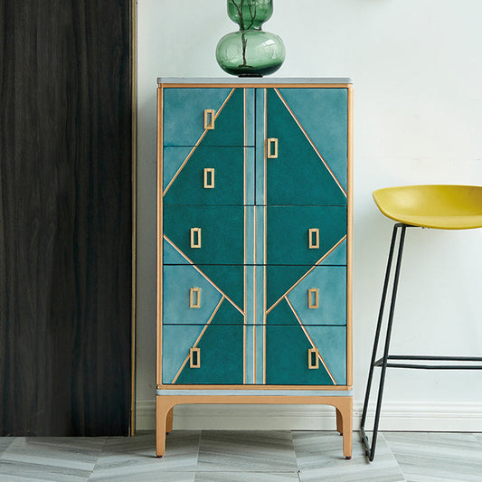 Wooden Storage Chest Dresser Contemporary Glam Dresser for Bedroom