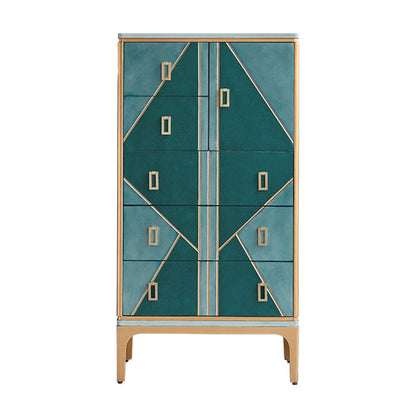 Cómoda cómoda de almacenamiento de madera cómoda Glam contemporánea para dormitorio