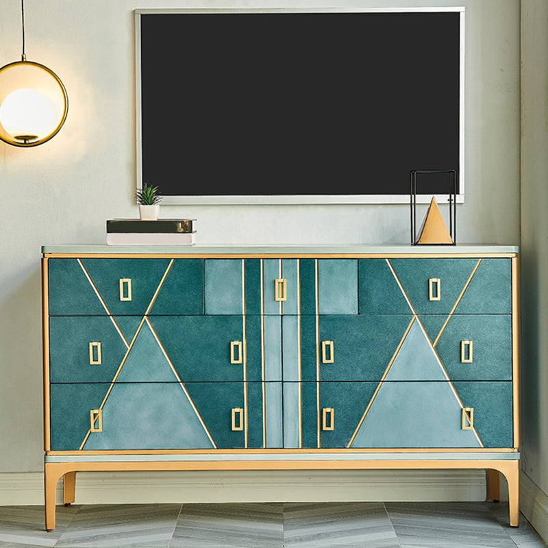 Cómoda cómoda de almacenamiento de madera cómoda Glam contemporánea para dormitorio