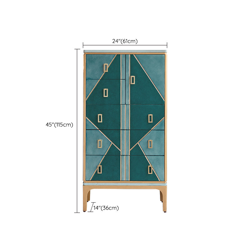 Cómoda cómoda de almacenamiento de madera cómoda Glam contemporánea para dormitorio