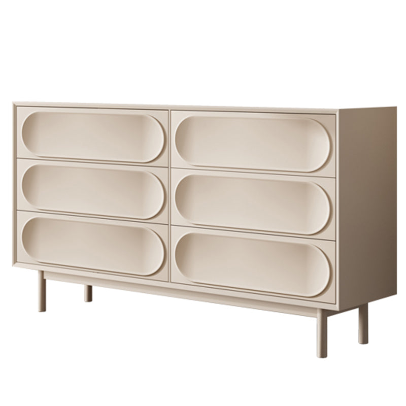 Cómoda cómoda de almacenamiento de madera Cómoda contemporánea con cajones