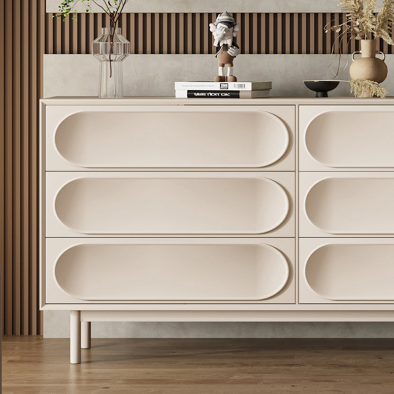 Cómoda cómoda de almacenamiento de madera Cómoda contemporánea con cajones