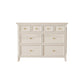 Wooden Storage Chest Dresser Classic Glam Dresser for Bedroom