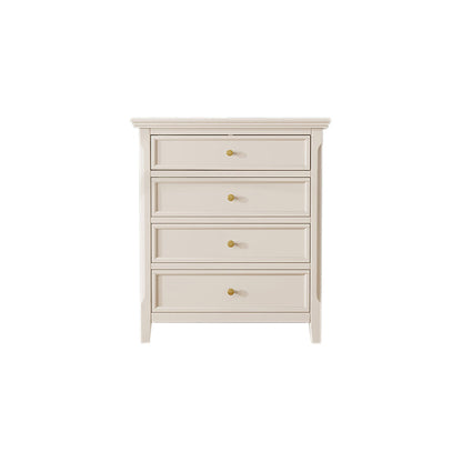 Wooden Storage Chest Dresser Classic Glam Dresser for Bedroom