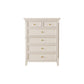 Wooden Storage Chest Dresser Classic Glam Dresser for Bedroom