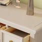 Wooden Storage Chest Dresser Classic Glam Dresser for Bedroom