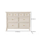 Wooden Storage Chest Dresser Classic Glam Dresser for Bedroom