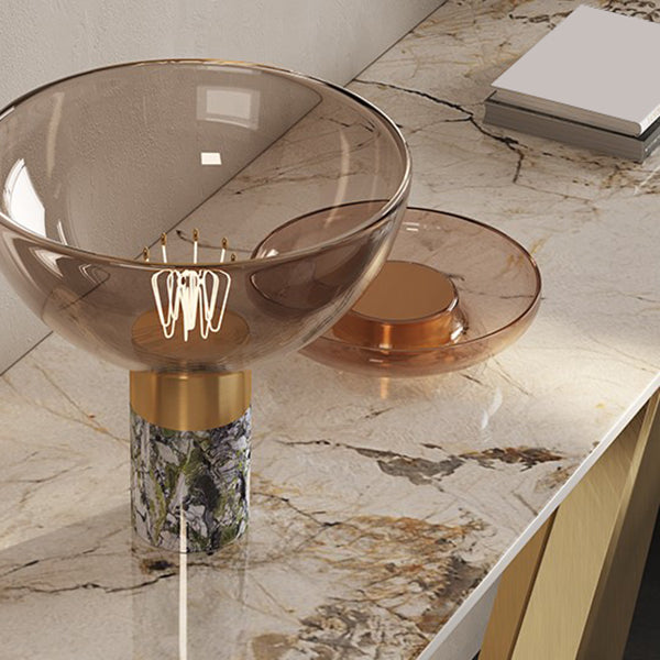 14 inch Wide Glam Console Table Stone Rectangle Accent Table for Hall