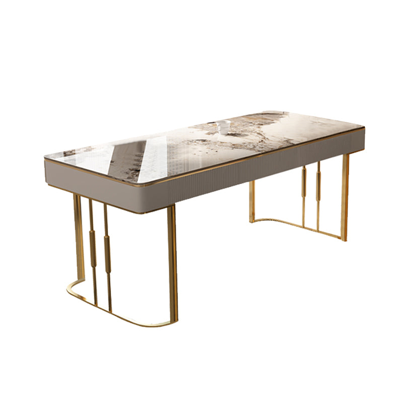 Hedendaagse woningschrijfbureau rechthoekige kantoorbureau met 3 opbergladen