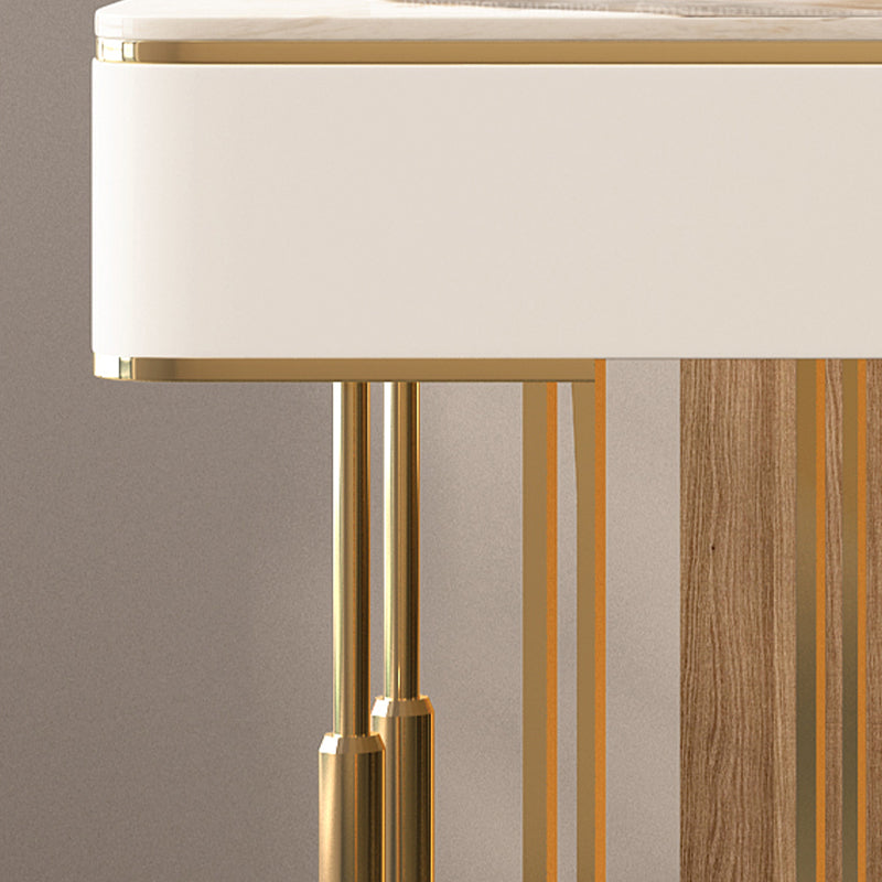 Hedendaagse woningschrijfbureau rechthoekige kantoorbureau met 3 opbergladen