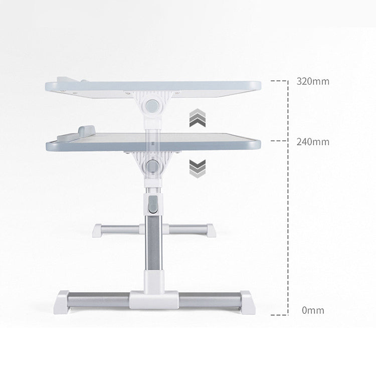 Bureau d'écriture de forme rectangulaire de style moderne Bureau de tâche en bois avec 2 legs pour la maison